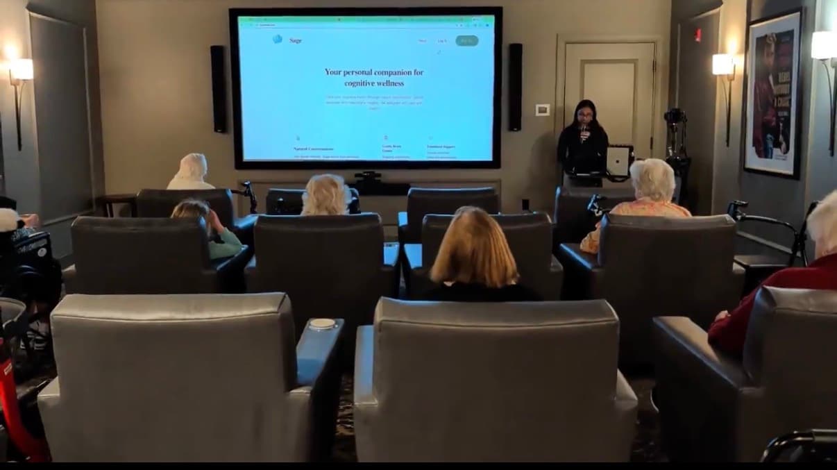 SAGE demonstration at BrightView Great Falls