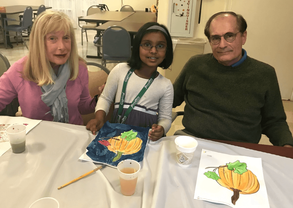 Art activities with seniors